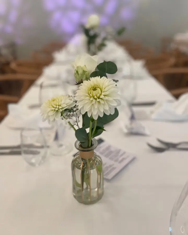 Flower in table